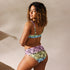 Pansexual Pride Aloha High-Waisted Bikini